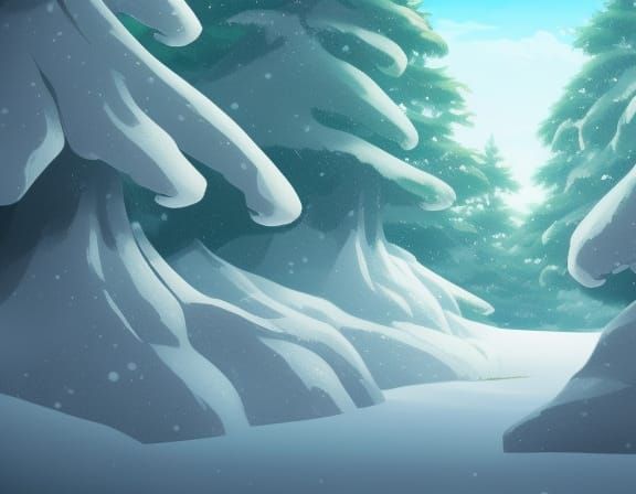 winter tundra Studio Ghibli, Anime Key Visual, Deep Color, I...