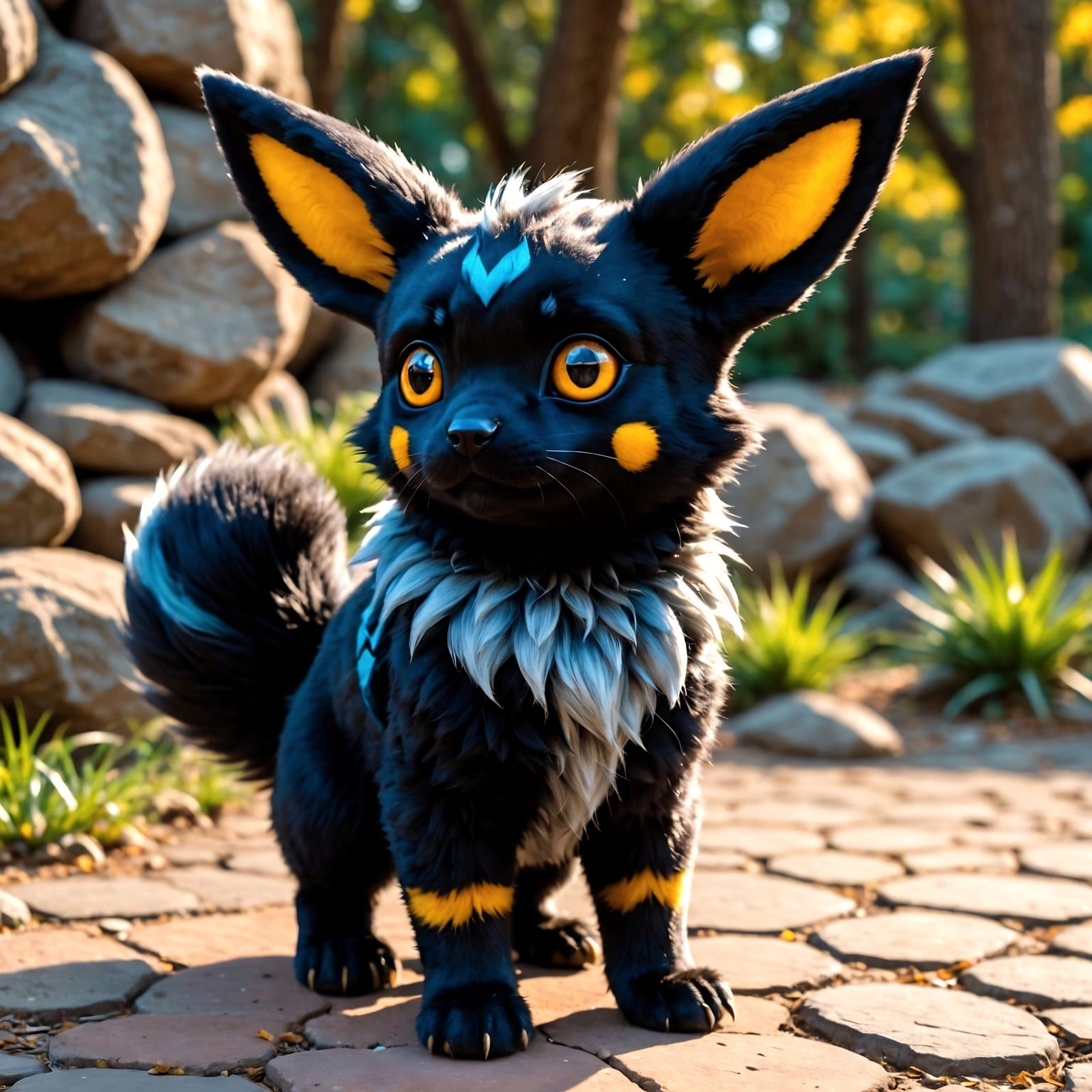 Lil Umbreon  by @L3VI 