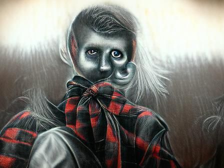 The flannel man portrait
