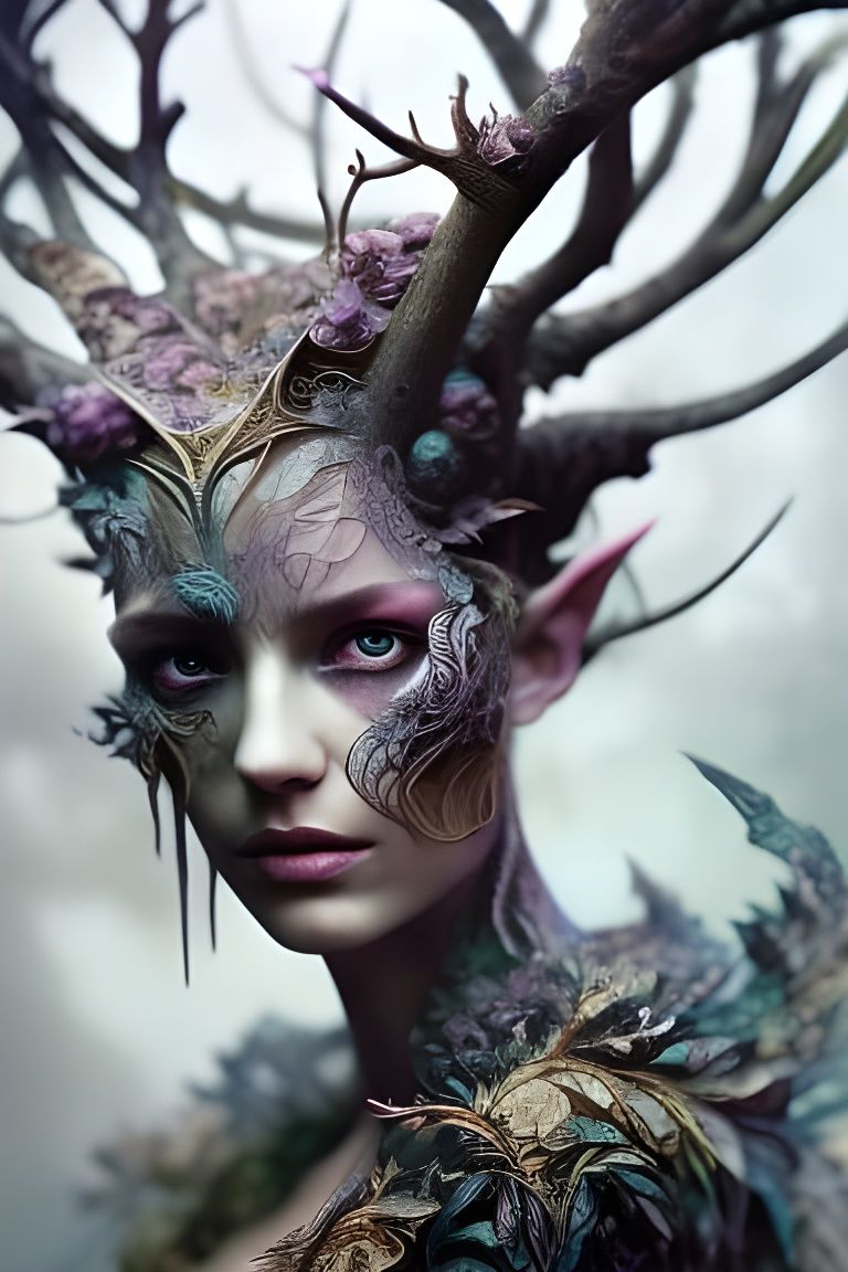 Forest Dryad  by @Cilia