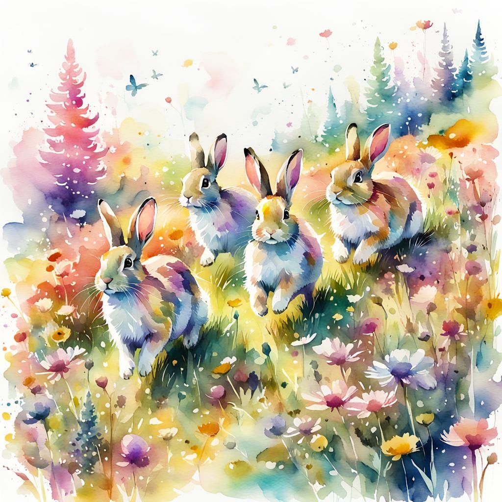 Hopping Gang  by @Ninjea