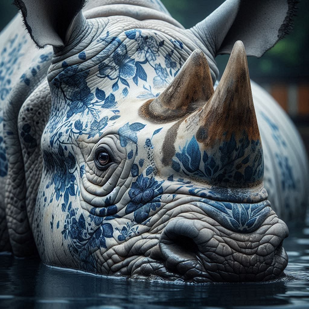 Floral Rhino