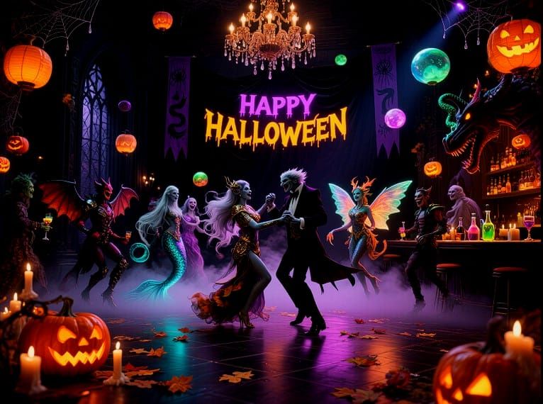 10/1/2025-Various Mythical Creatures Dancing Art By Archange...