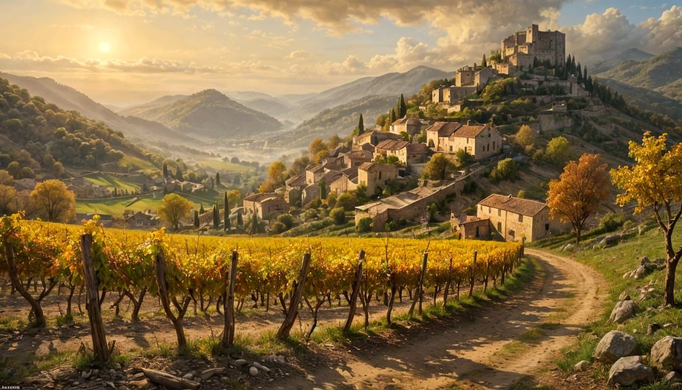 Late Autumn in Provence  by @MelanieL