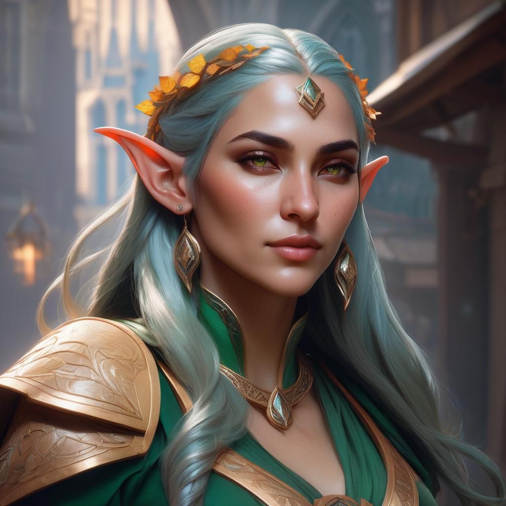 pretty elf - AI Generated Artwork - NightCafe Creator