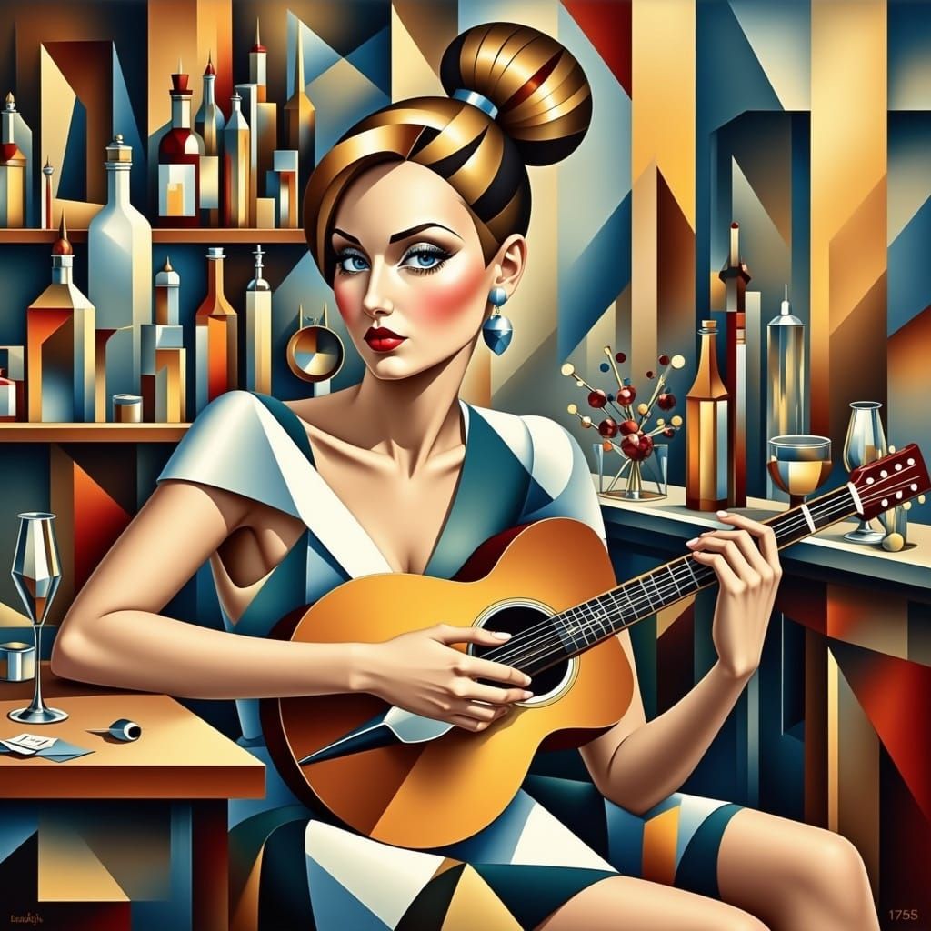 <lora:Cubist Flux:1.0> 