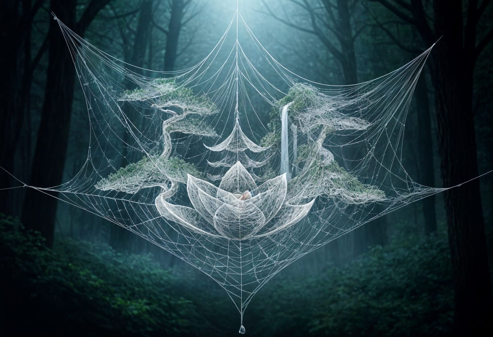 this spider is fan of Japanese gardens  by @Harmanna