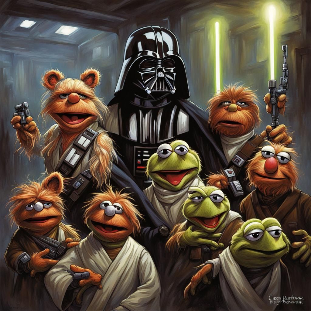 Star Wars Revenge of the Muppets   by @Michael Earner