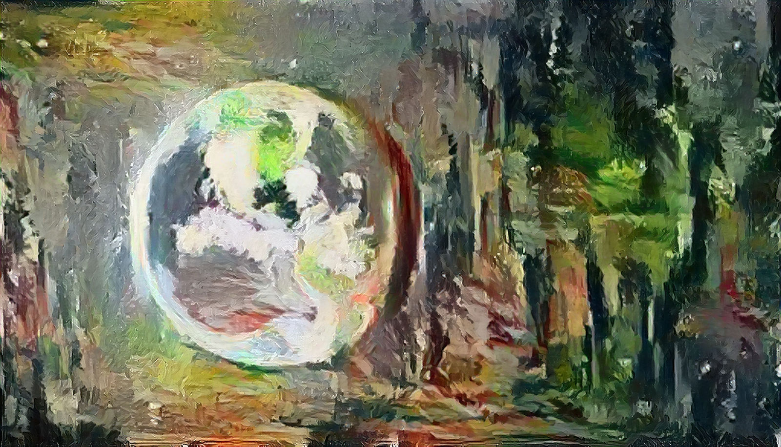 earth but its in the early phase