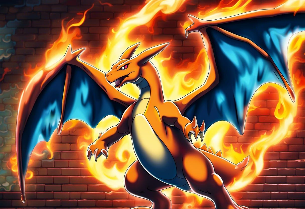 Nightcafe's Take on Charizard - AI Generated Artwork - NightCafe Creator