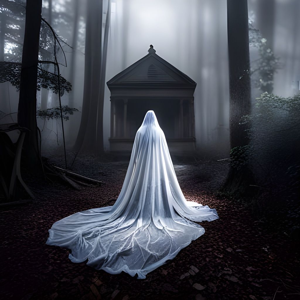 Visiting Ghost  by @GaussianArt