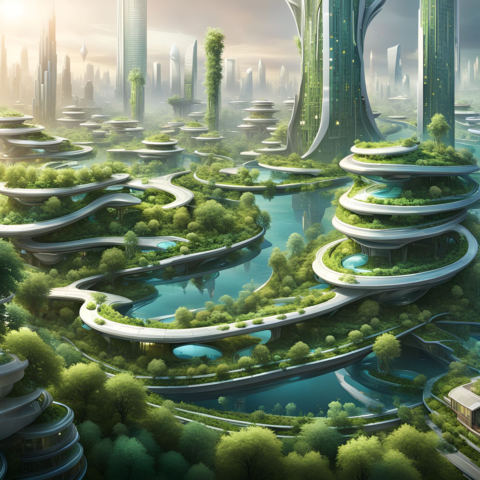 Utopian Cityscape, v9.0