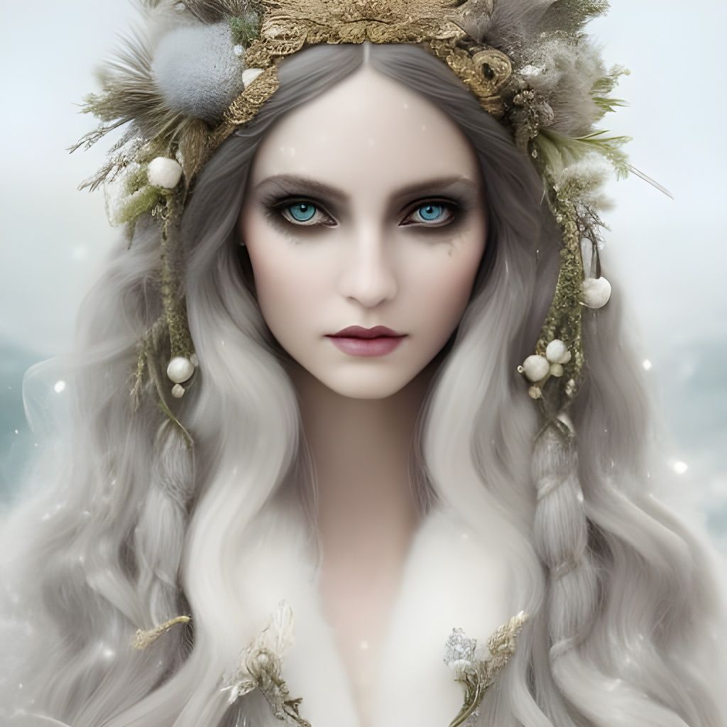 Winter lady