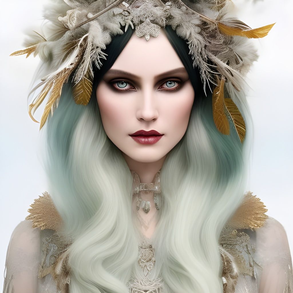 Winter solstice witch