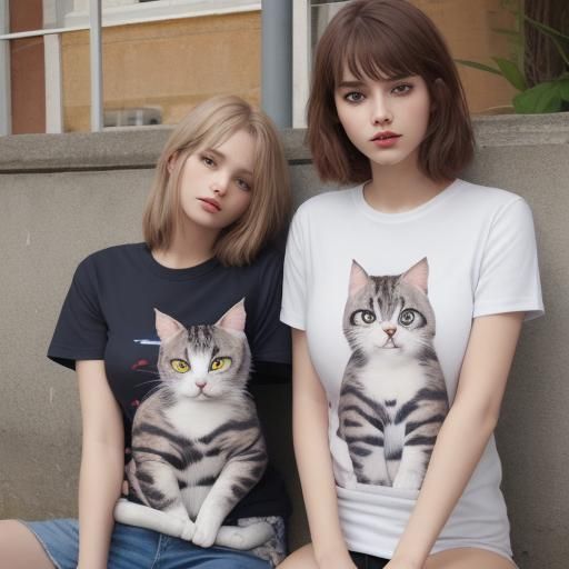 cats for t-shirt
