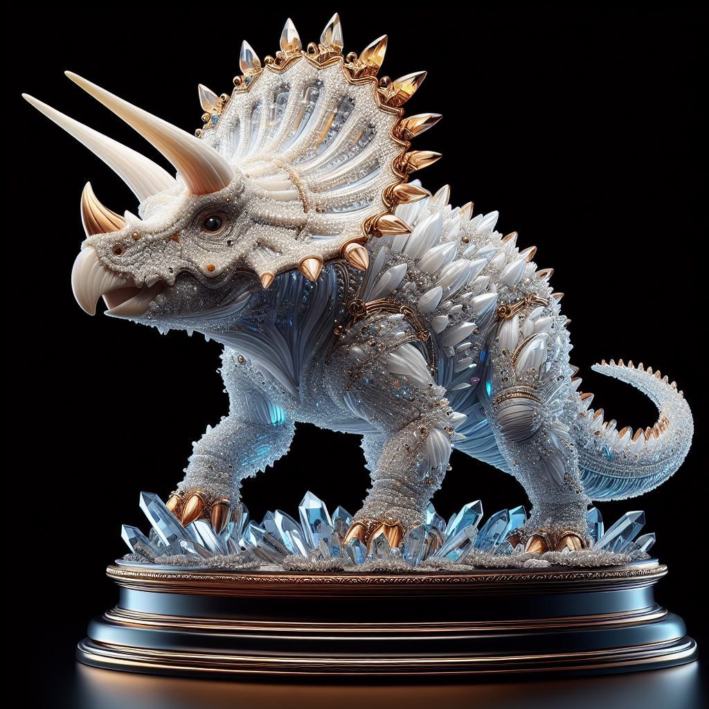 Crystal Triceratops