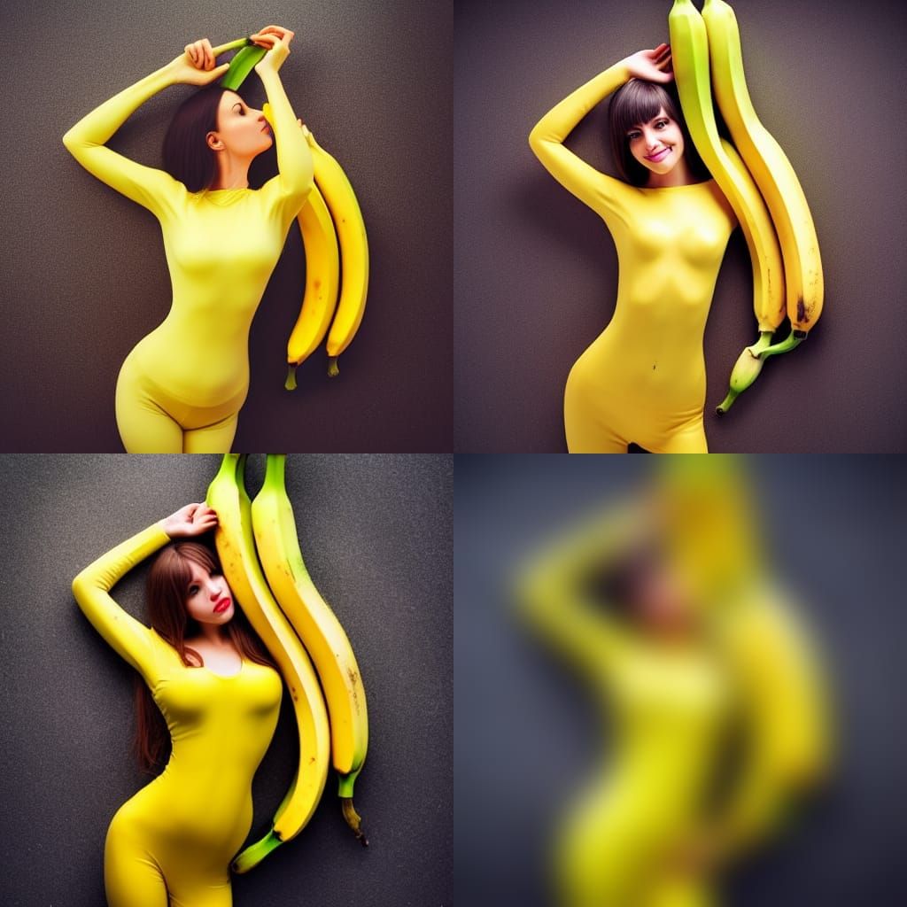 seductive banana women