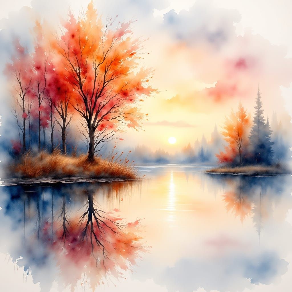 Sunset at the Lake 2