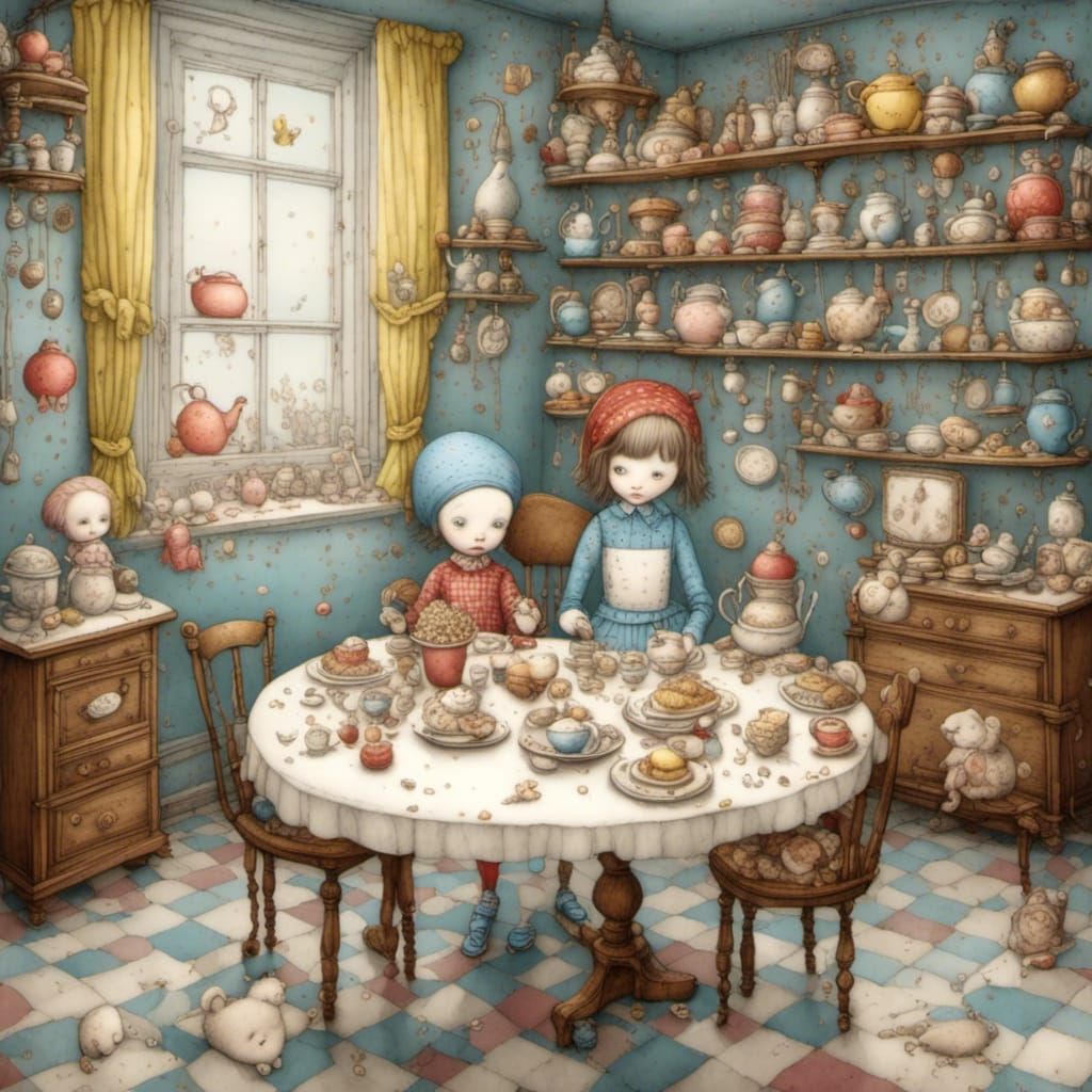 <lora:Sio Sio 1:1.0> <lora:PlayinWichU:1.0> a surreal digita...