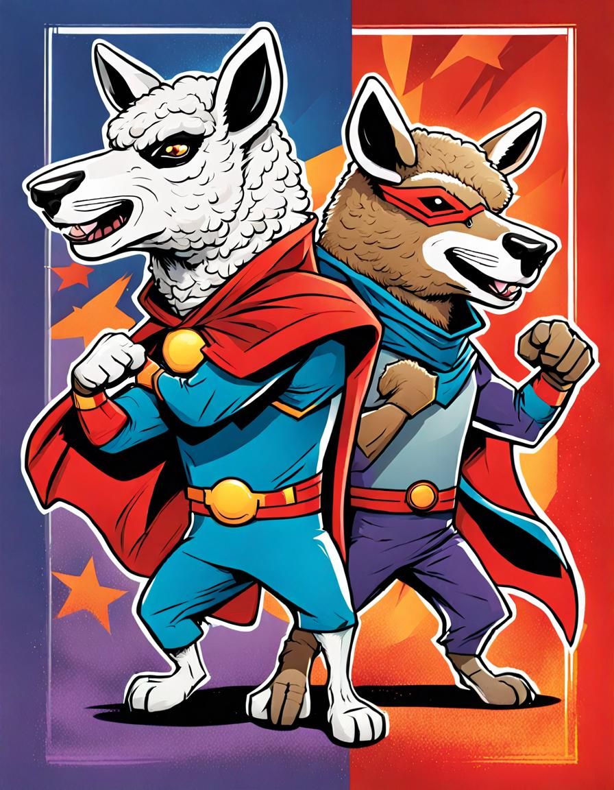Sheepface and his sidekick Coyotito