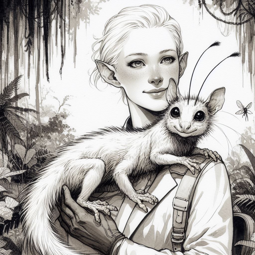 some of the furred species retain the six limbs (even without wings)