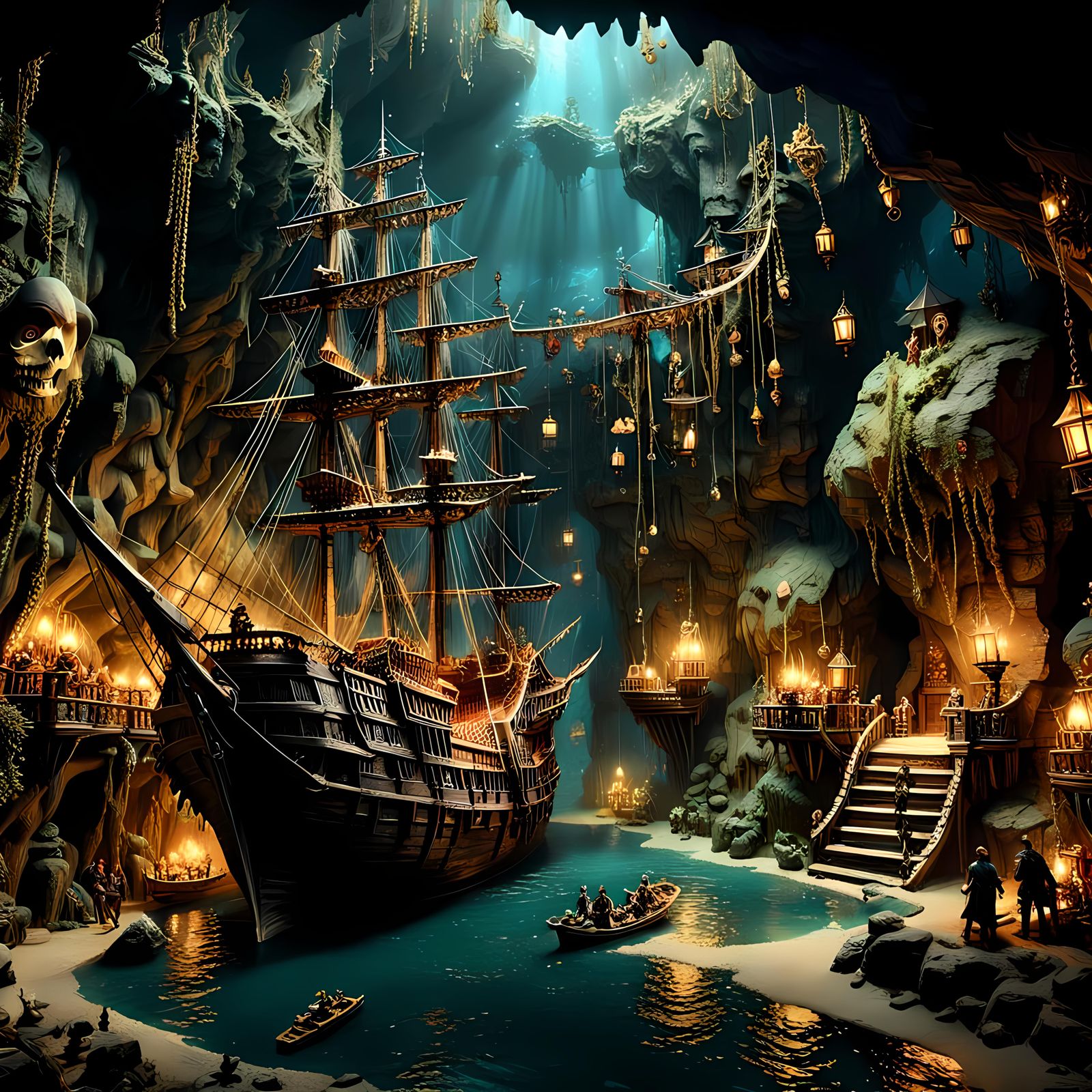 Hidden Pirates' Cave
