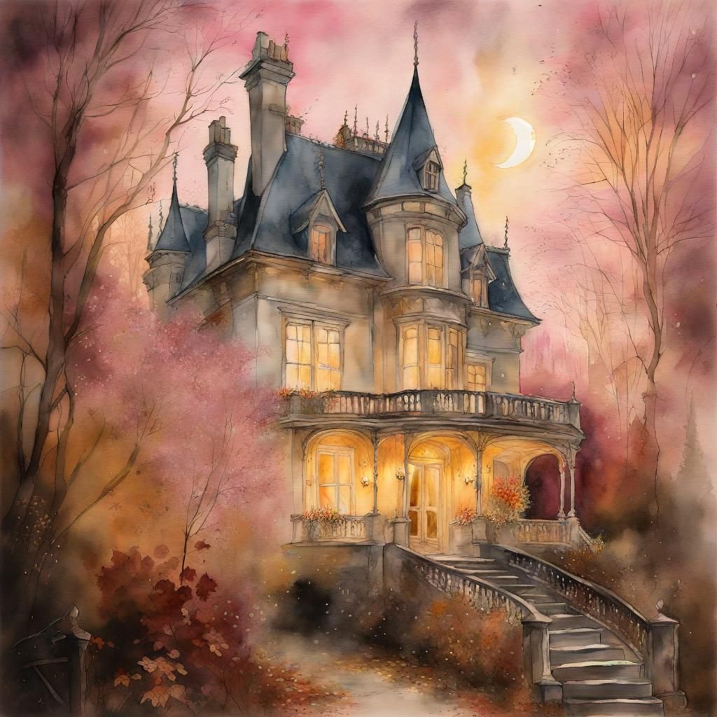 Felicity's Art The Manor of Tura Series AI Generated Artwork