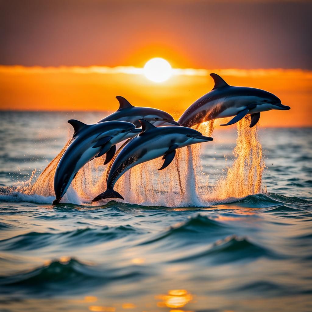 Dolphin Dance: Grace in Motion  by @starvlogger