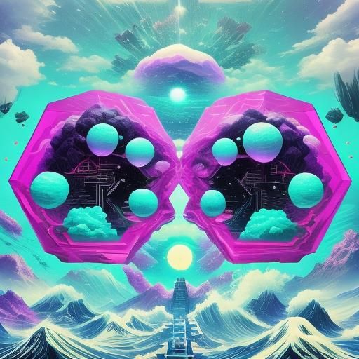 <lora:Quantum Mind SD15:1.0>
Vaporwave Quantum Hivemind  Submechanophobia Equilibrium