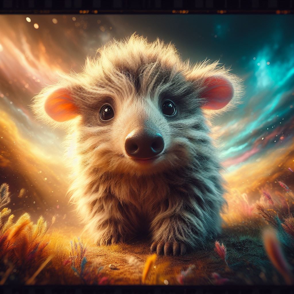 baby oryctérope (aardvark)