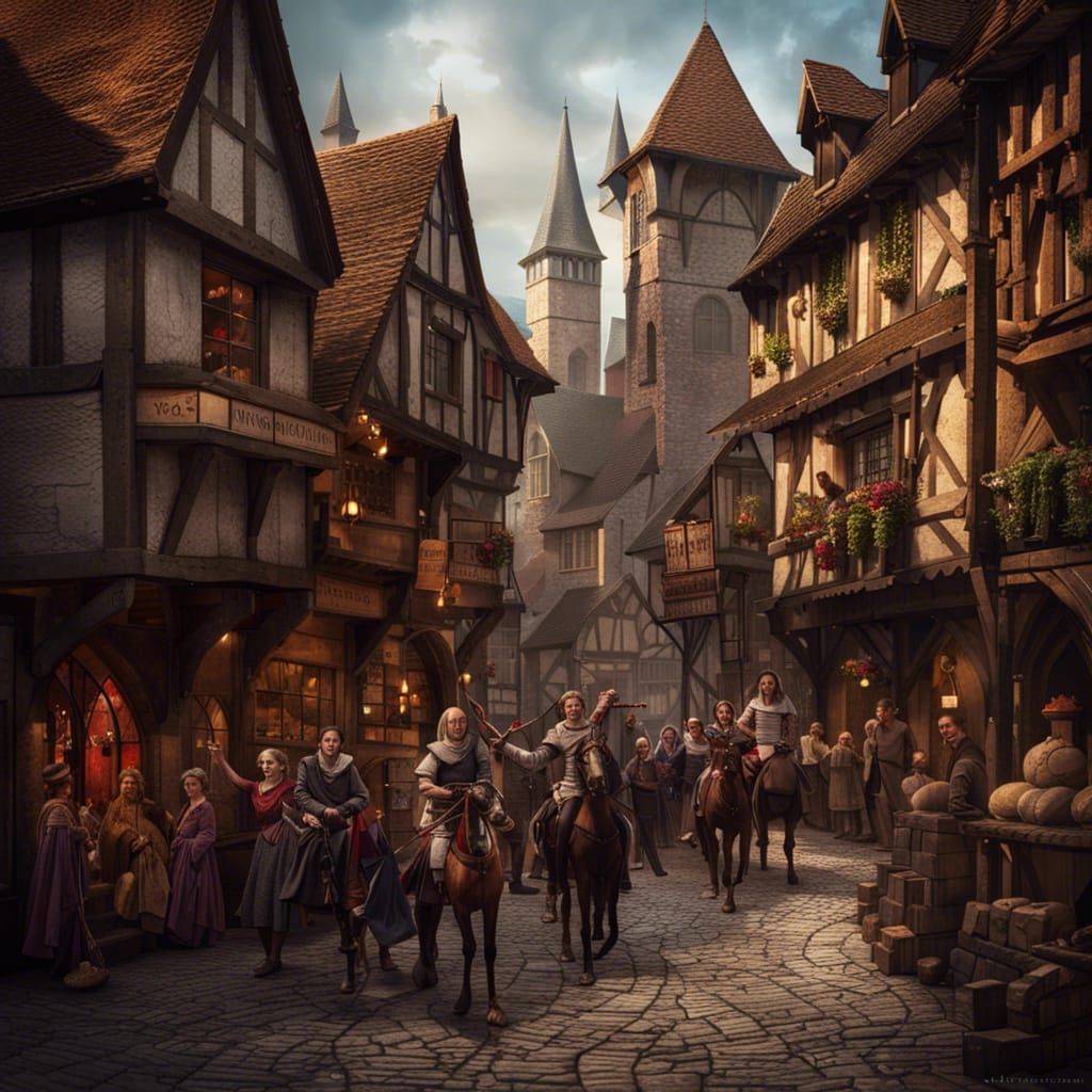 Medieval Living  by @VioletFire