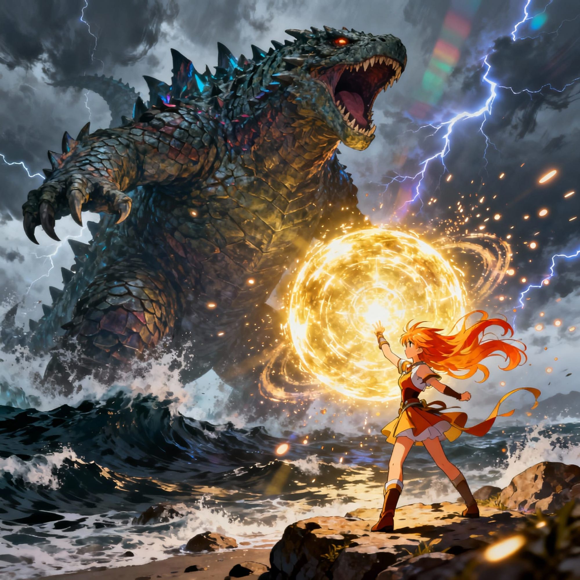 Magician against kaïju !..