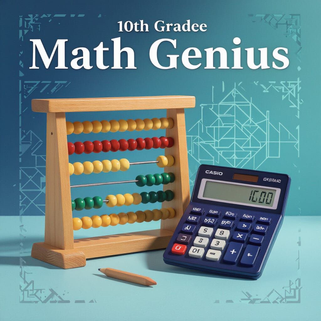 Cover photo for youtube channel dedicated for maths tricks/shortcuts for class 10th. Keep it simple and classic.