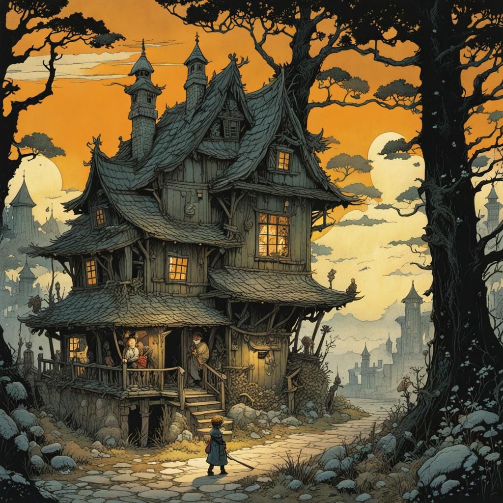 the little outsider, by Posuka Demizu, Arthur Rackham and To...