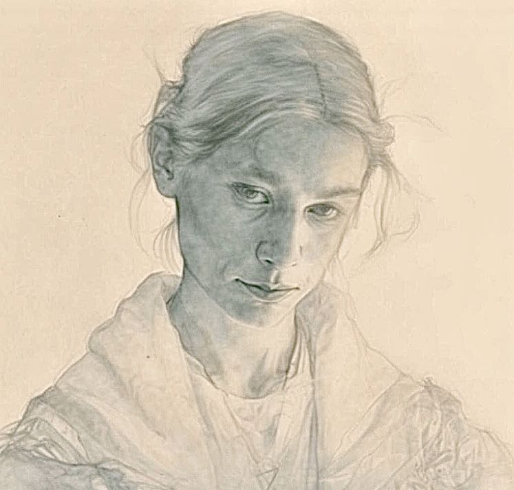 Drawing of a woman