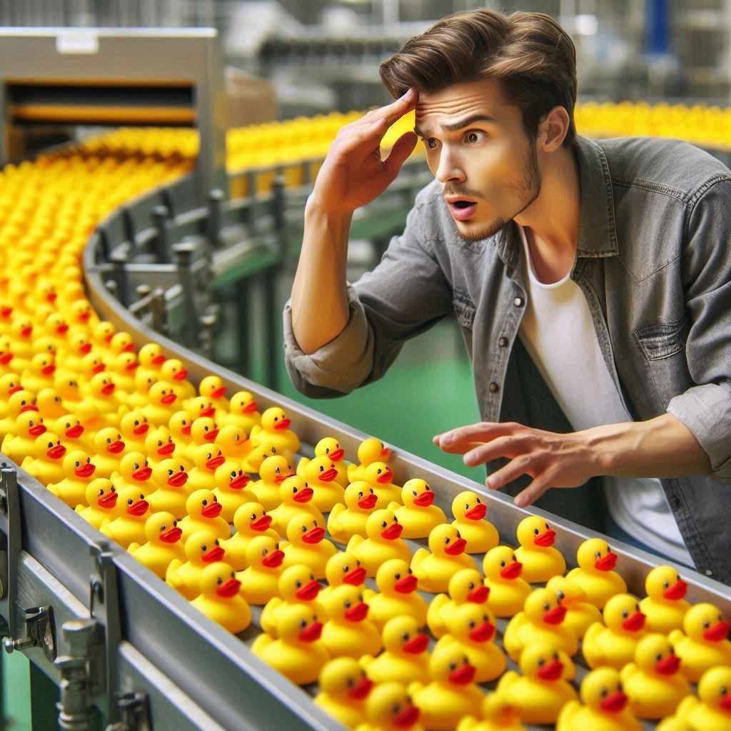 The invasion of the rubber ducks