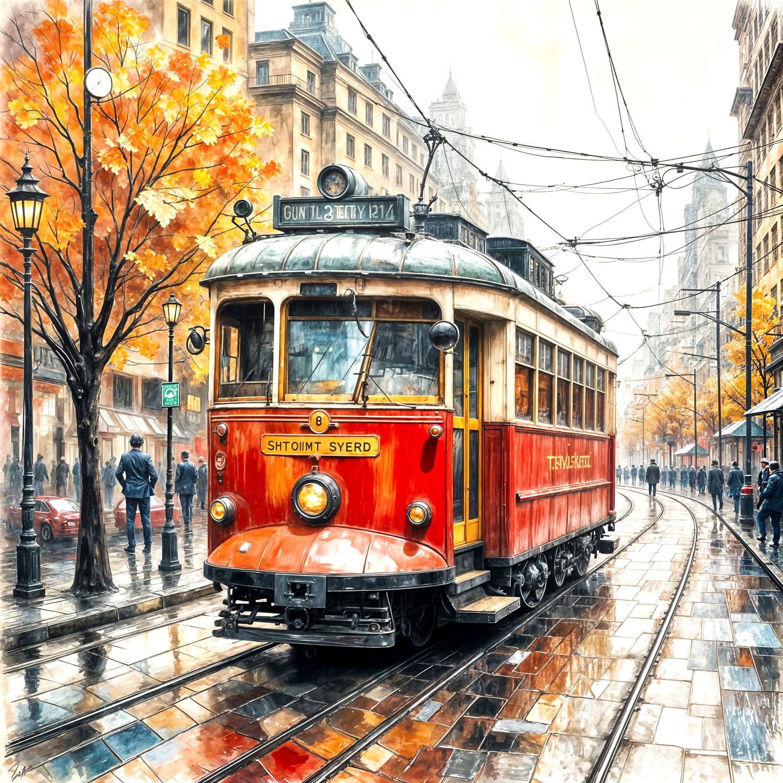 Time Standing Still: Vintage Streetcars Passing by  by @Richcruise Liu