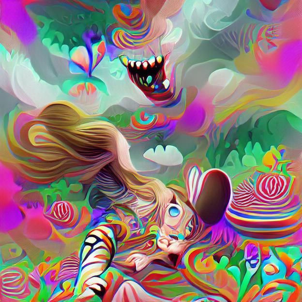 alice in wonderland if even more acid was involved