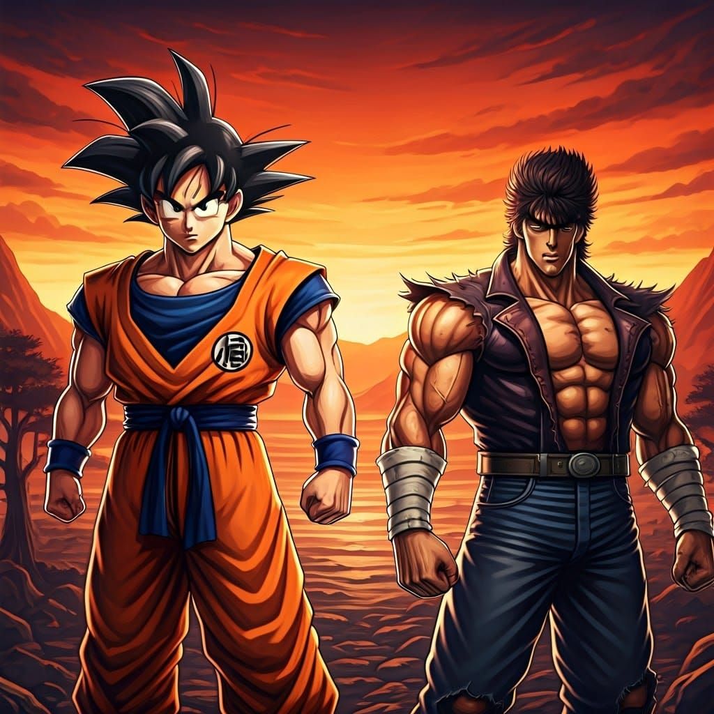 Goku versus Kenshiro 