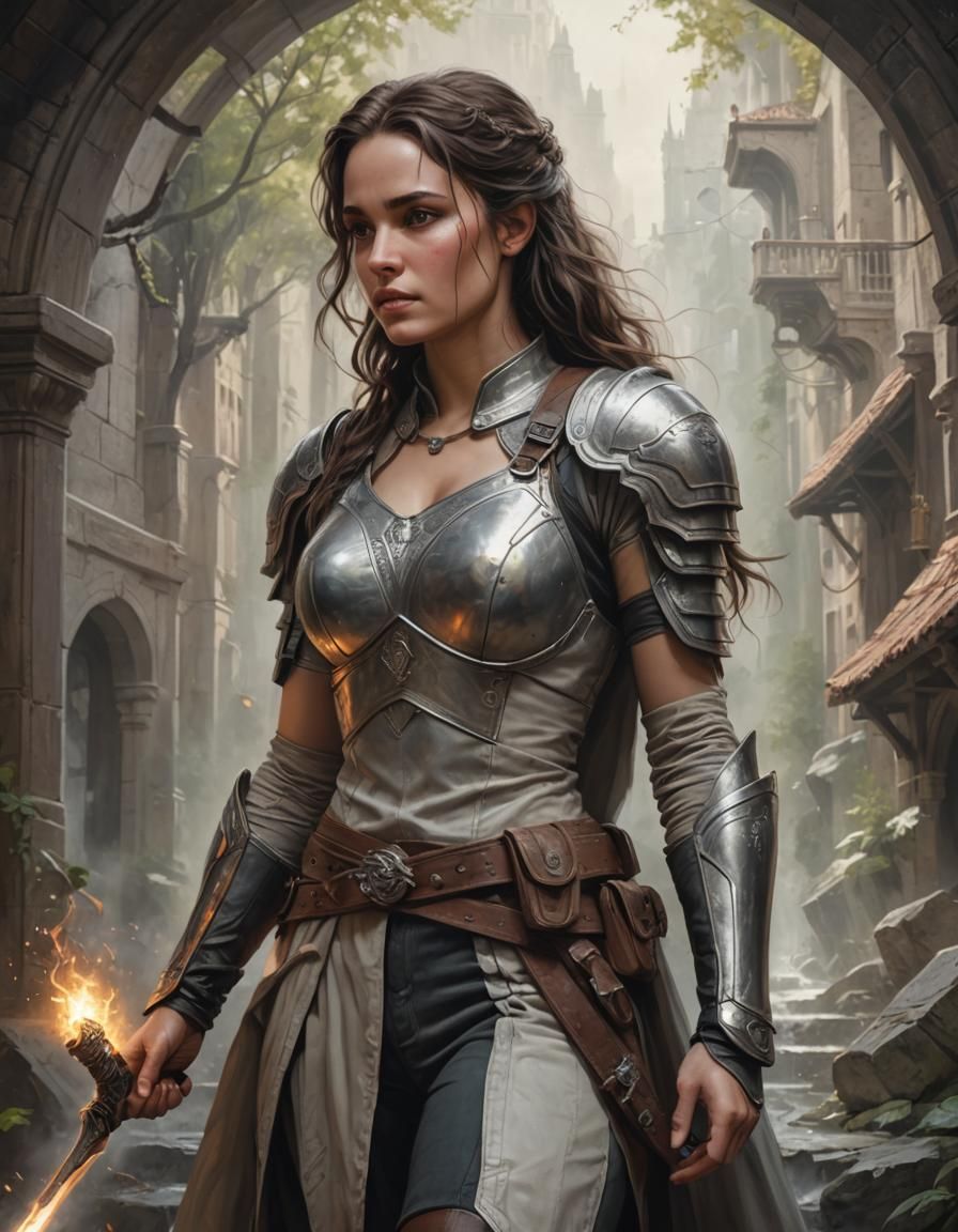 In the style of Magali Villeneuve