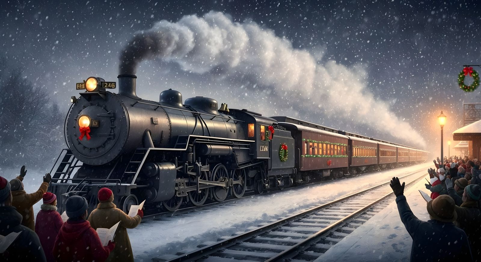 THE POLAR EXPRESS Train Ride in Whippany, New Jersey  by @Gary Murakami