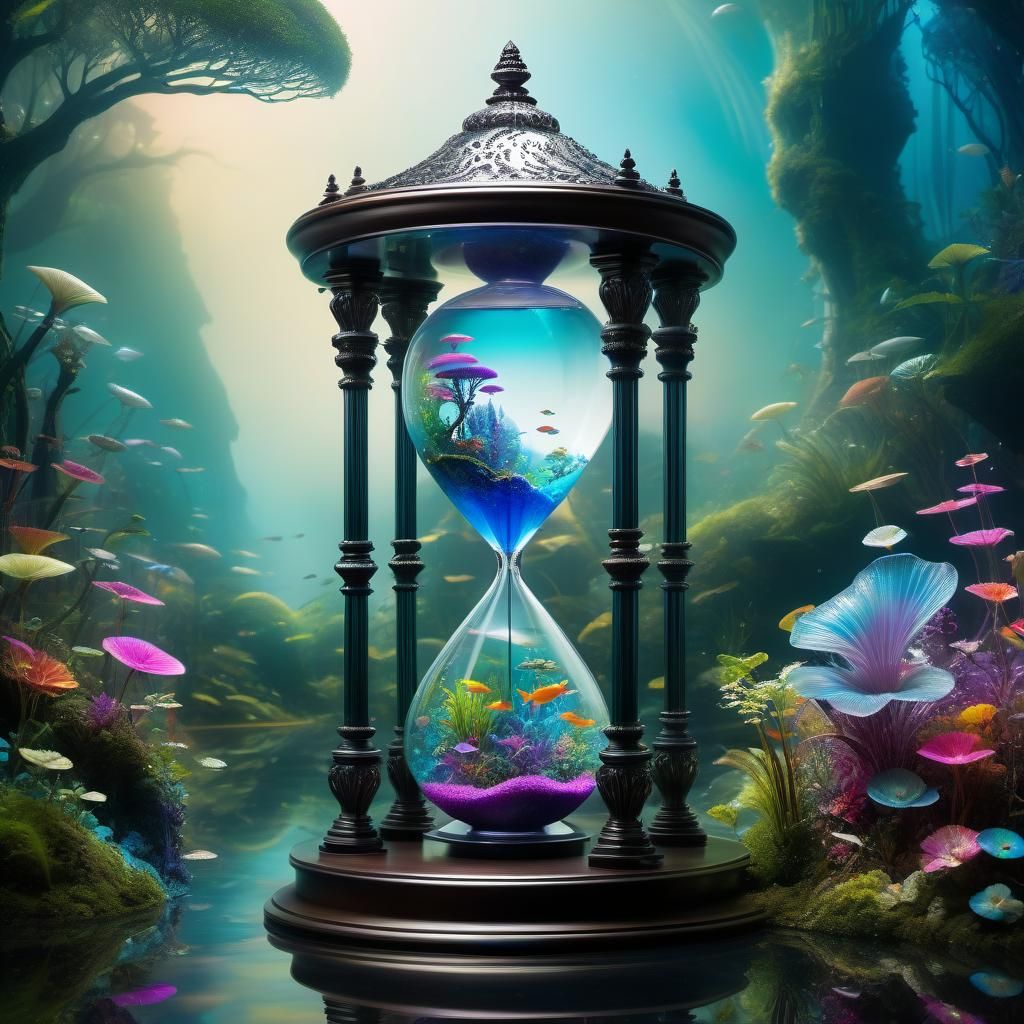 The Hours Swam By  by @Pax