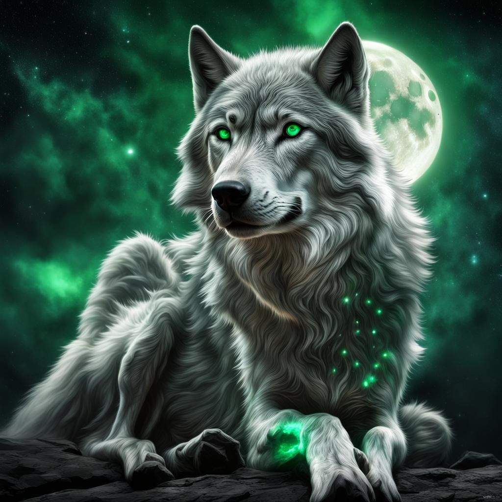 Wolf - AI Generated Artwork - NightCafe Creator