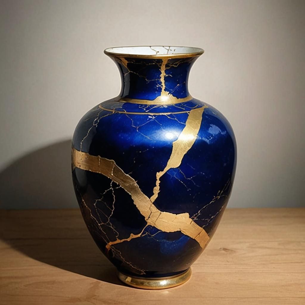 Kintsugi: Finding Beauty in the Broken  by @Snooty Art Snob