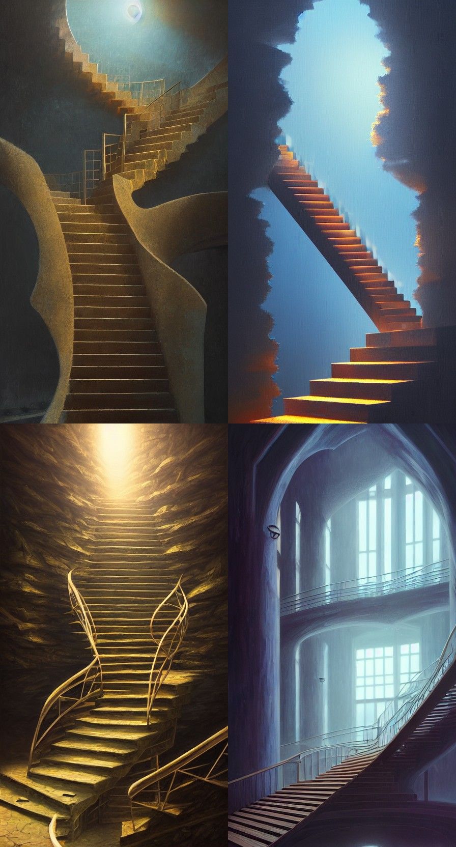 An endless staircase to a brighter future, by Loish and Kere...