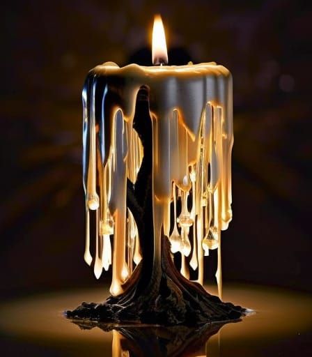 3D candle  by @RoseRed