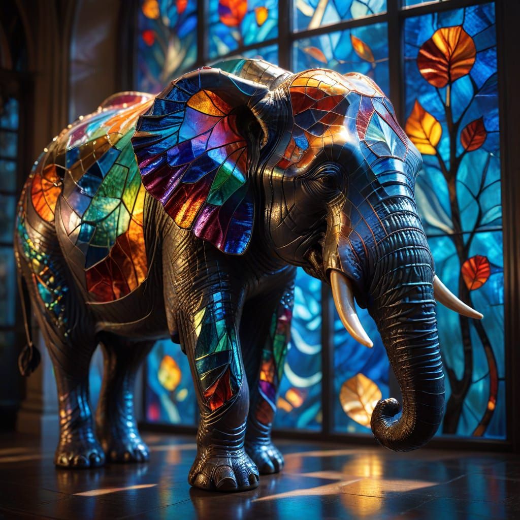 Surreal elephant  by @JBrosque