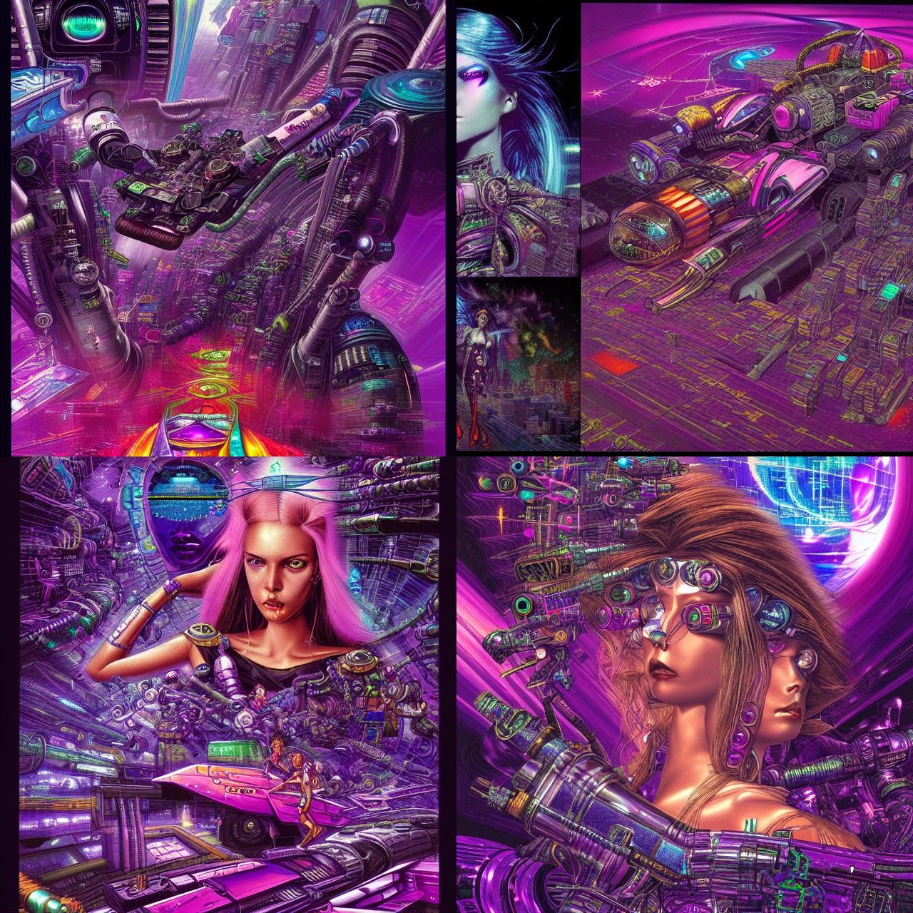 "cyberpunk, diesel-powered ui elements" "beautiful dream spa...