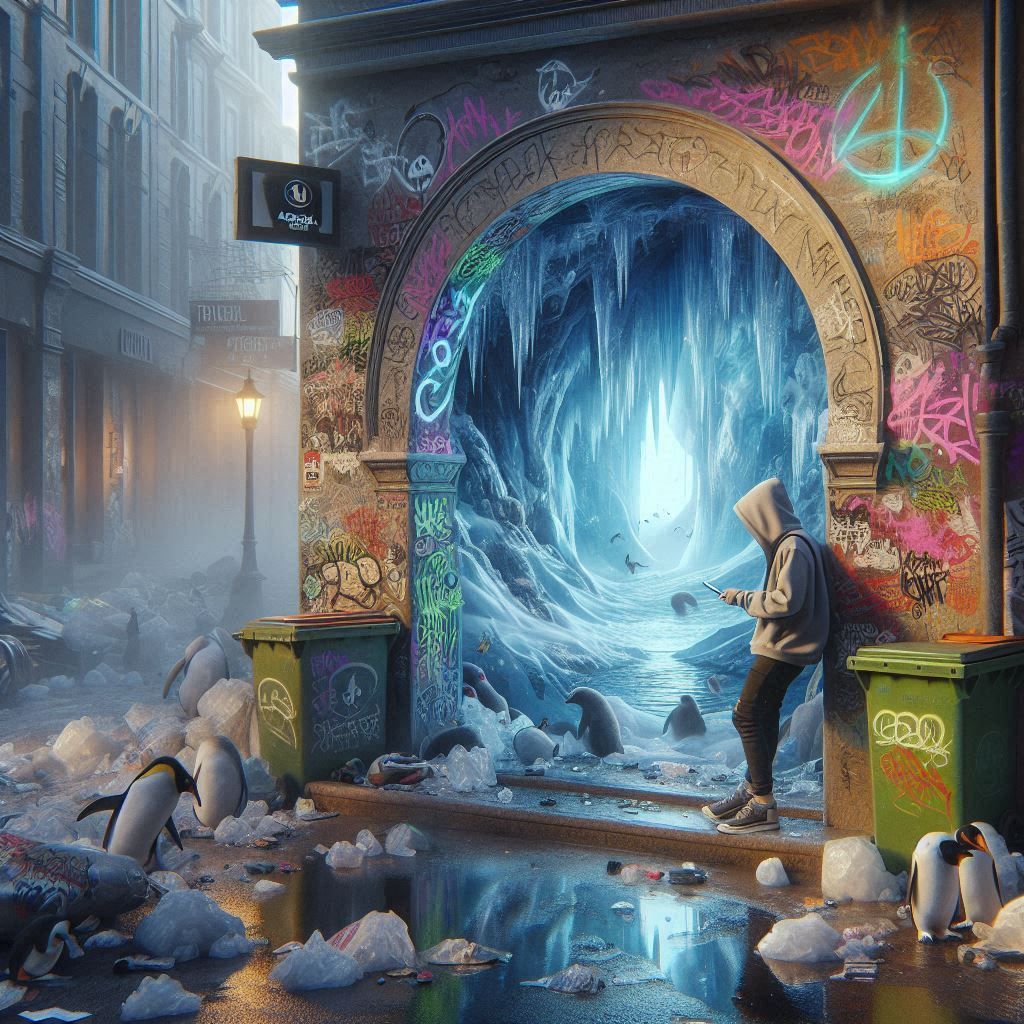 Alleyway to Antarctica