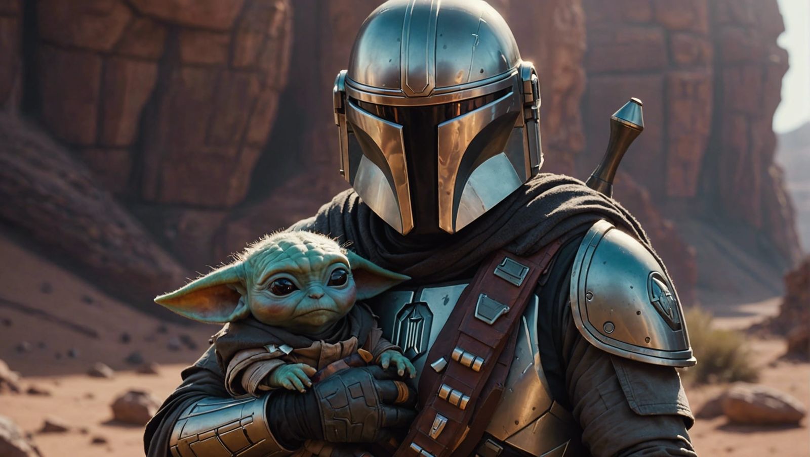 Din Djarin, The Mandalorian and Grogu  by @That cinema teacher